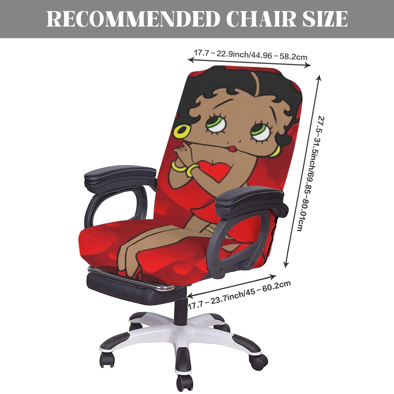 ベティ　ブープ　Betty boop　激レア　ロッキングチェア Black Betty Boop Office Chair Cover Home Decoration Gifts - Etsy