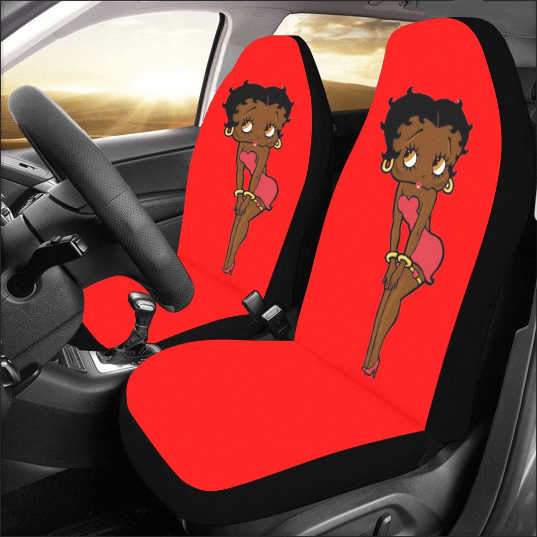 Betty Boop Afro American Car Seat Cover Travelling Sexy Gifts for Her Etsy