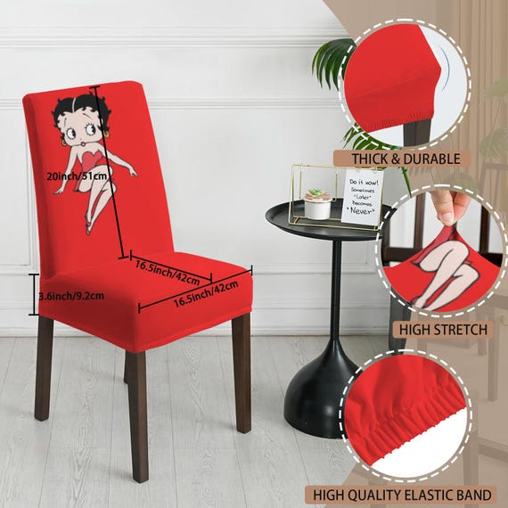 ベティ　ブープ　Betty boop　激レア　ロッキングチェア Betty Boop Chair Cover Set Home Decoration Gifts - Etsy