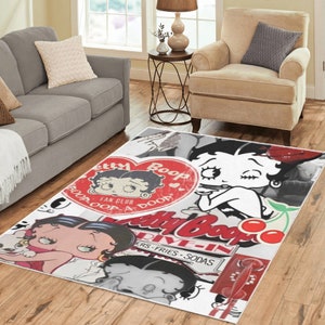 Betty Boop Area Rug Big Home Decoration Gifts for Her - Etsy