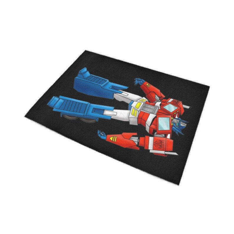 Optimus Prime Area Rug Big Transformers Home Decoration Gifts for Him ...