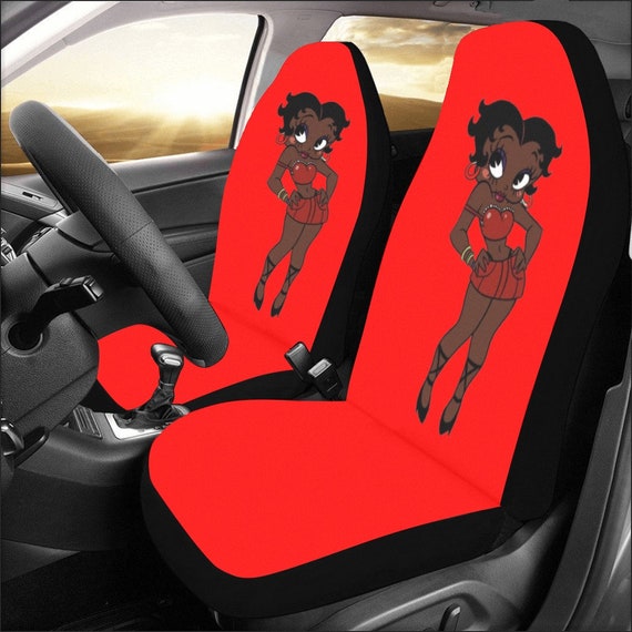Betty Boop Afro American Car Seat Cover Travelling Sexy Gifts for