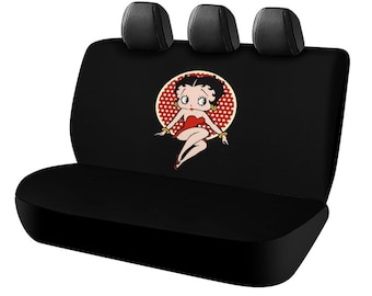 Betty Boop Rear Seat Cover Durable Stylish Car Seat Protector