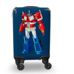 Optimus Prime-koffer | Spinnerbagage | Polycarbonaat + ABS-schaal | TSA-slot | Lichtbestendige afdruk