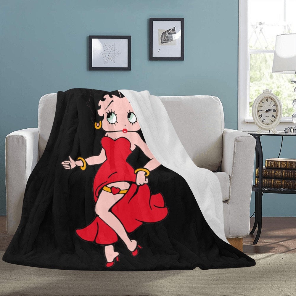 Betty boop top sheet set
