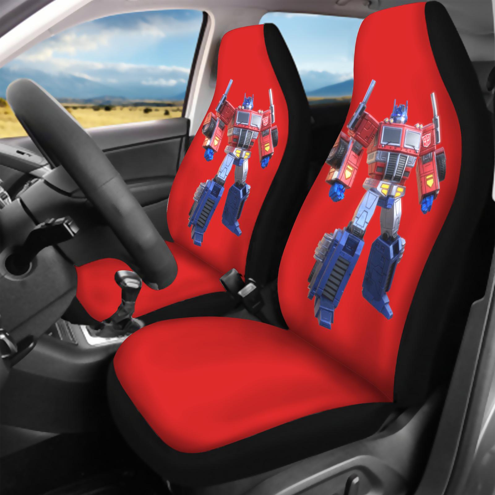 Discover Optimus Prime Car Seat Covers