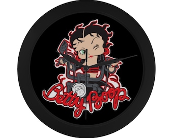 Reloj de pared Betty Boop, regalo de decoración para el hogar para su cumpleaños o aniversario.