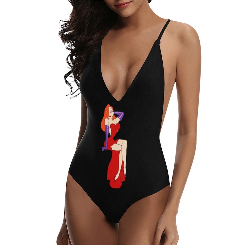 Jessica Rabbit Bathing Suit Jessica Rabbit One Piece Swimsuit - Etsy Australia