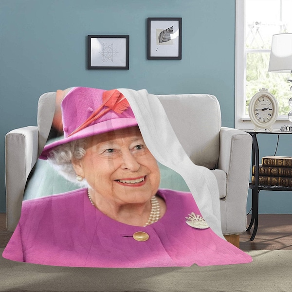 Queen Elizabeth Blanket Etsy