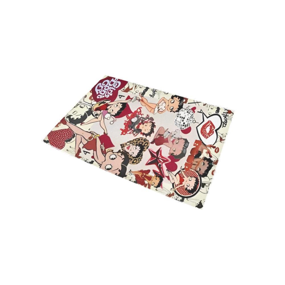 Betty Boop Area Rug 60x39 | Vintage Cartoon Non-slip Rug for