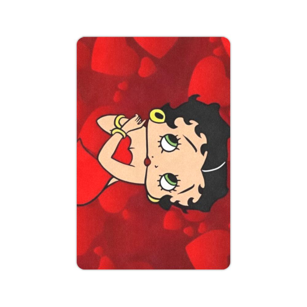 Retro Betty Boop Doormat | Non-slip Indoor Outdoor Mat 24x16in