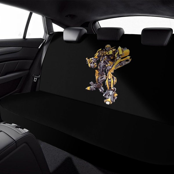 Bumblebee Car Rear Seat Cover Travelling Sexy Gifts For Him Her