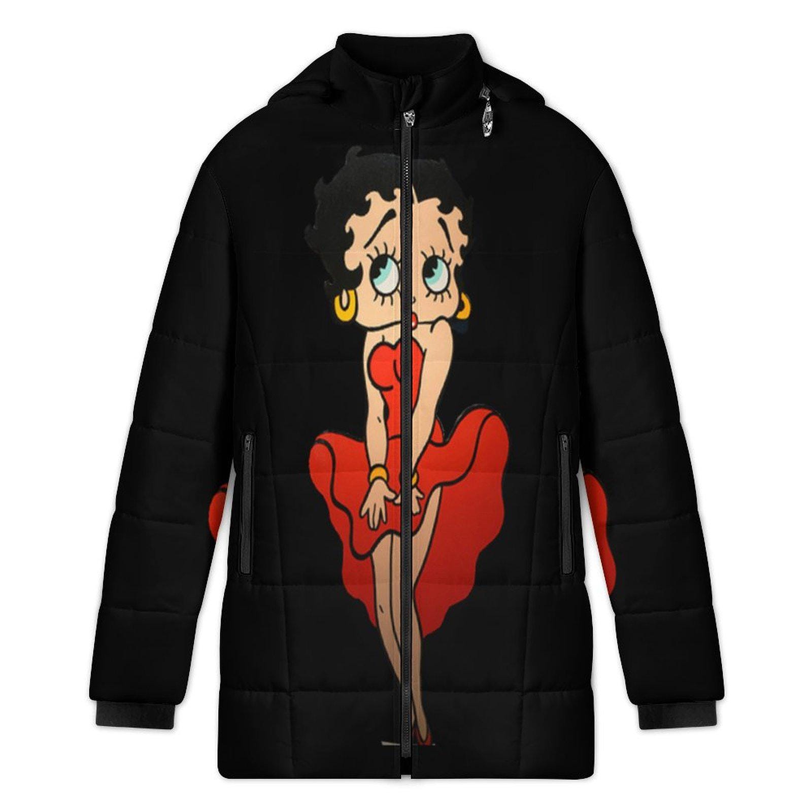 Betty Boop Hooded Puffer Coat Gifts for Her - Etsy