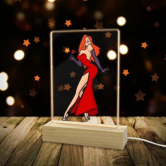 Jessica Rabbit Acrylic Photo Frame Light Colorful