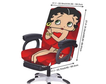 ベティ　ブープ　Betty boop　激レア　ロッキングチェア Betty Boop Office Chair Cover Home Decoration Gifts - Etsy