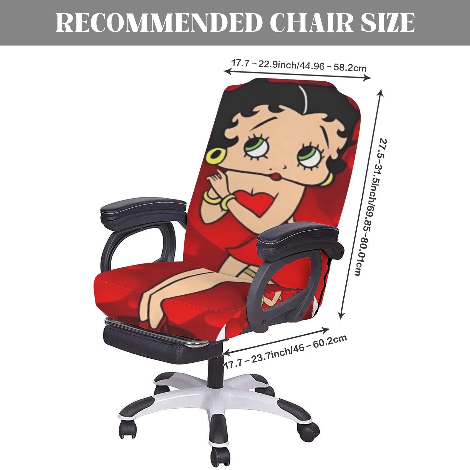 Betty Boop Office Chair Cover Home Decoration Gifts - Etsy