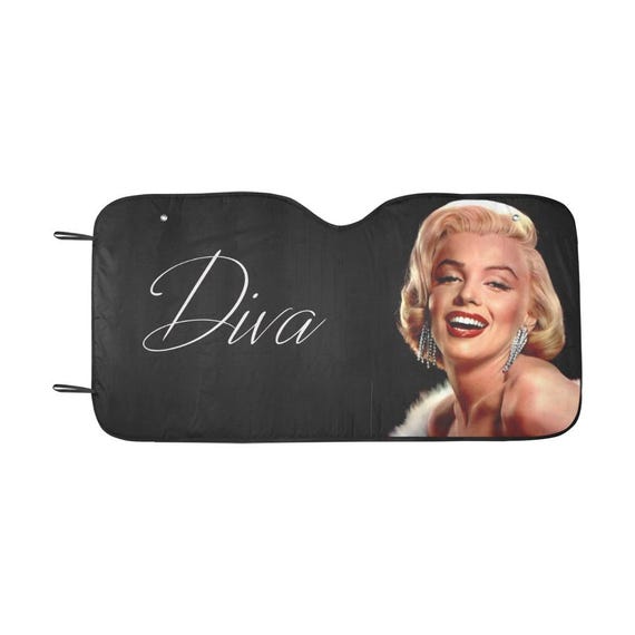 Marilyn Monroe Car Sun Shade – Retro Actor Style Windshield Cover