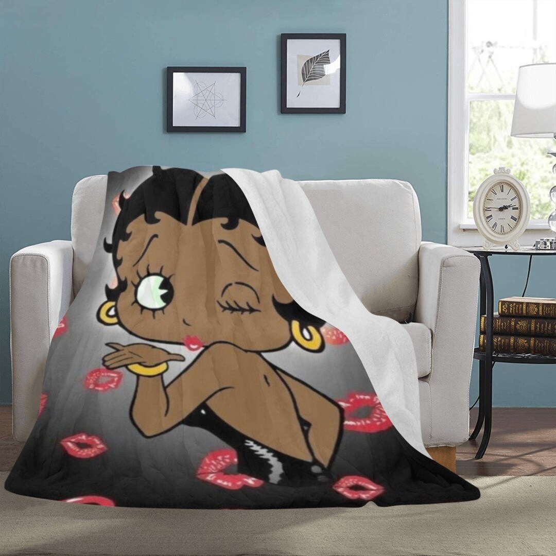 Betty boop fleece blanket hotsell