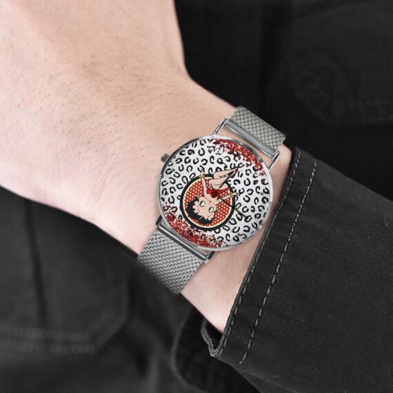 Women\'s Silver Cartoon Dial Stainless Steel Watch Disney Mickey Mouse Women main image 3