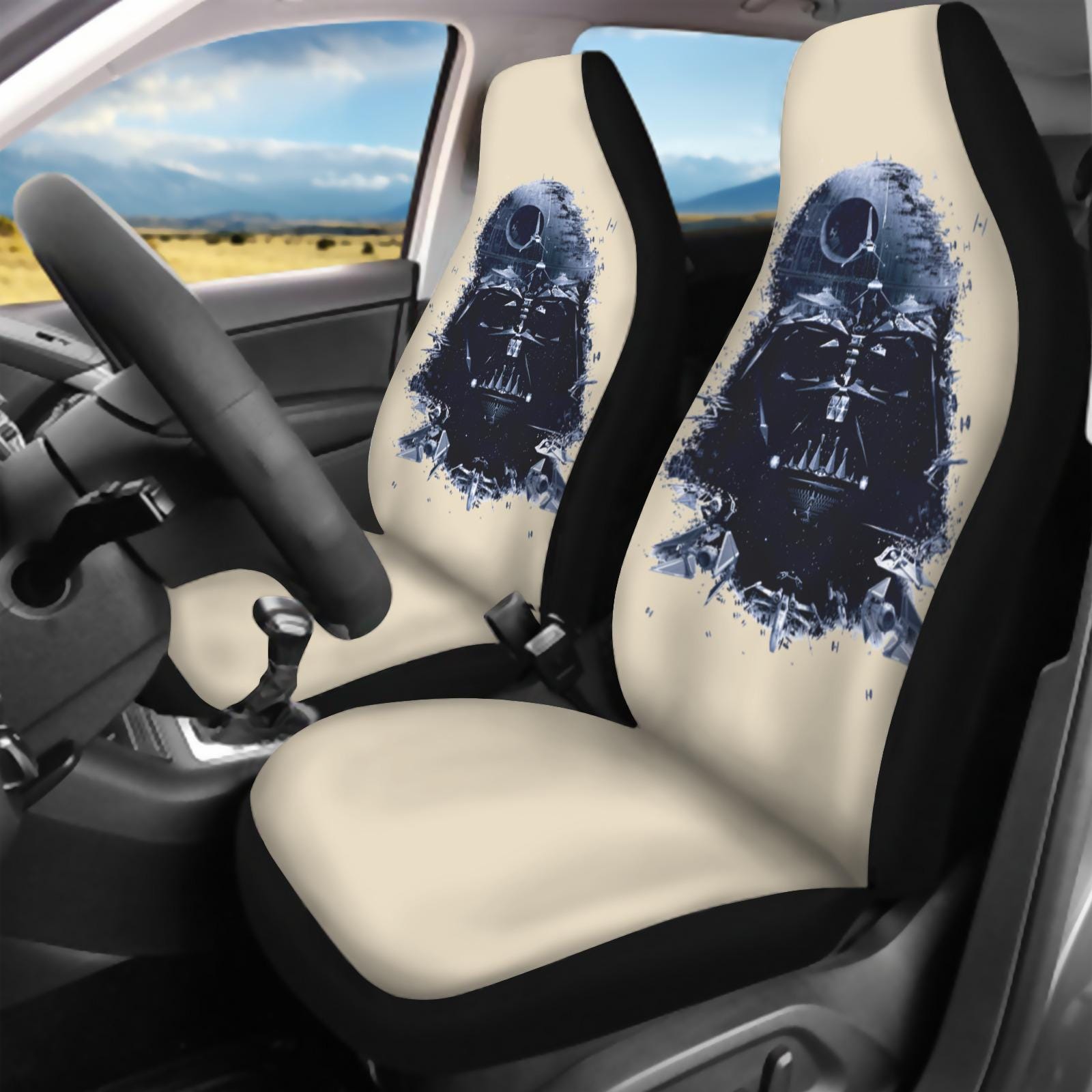 Discover Darth Vader Full Set Car Seat Covers