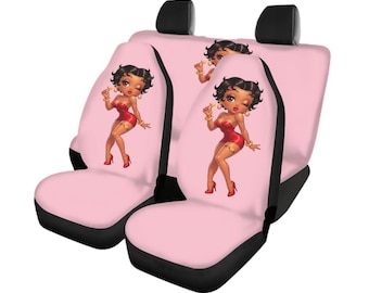 Betty Boop Car Seat Covers | Full Set, Universal Fit