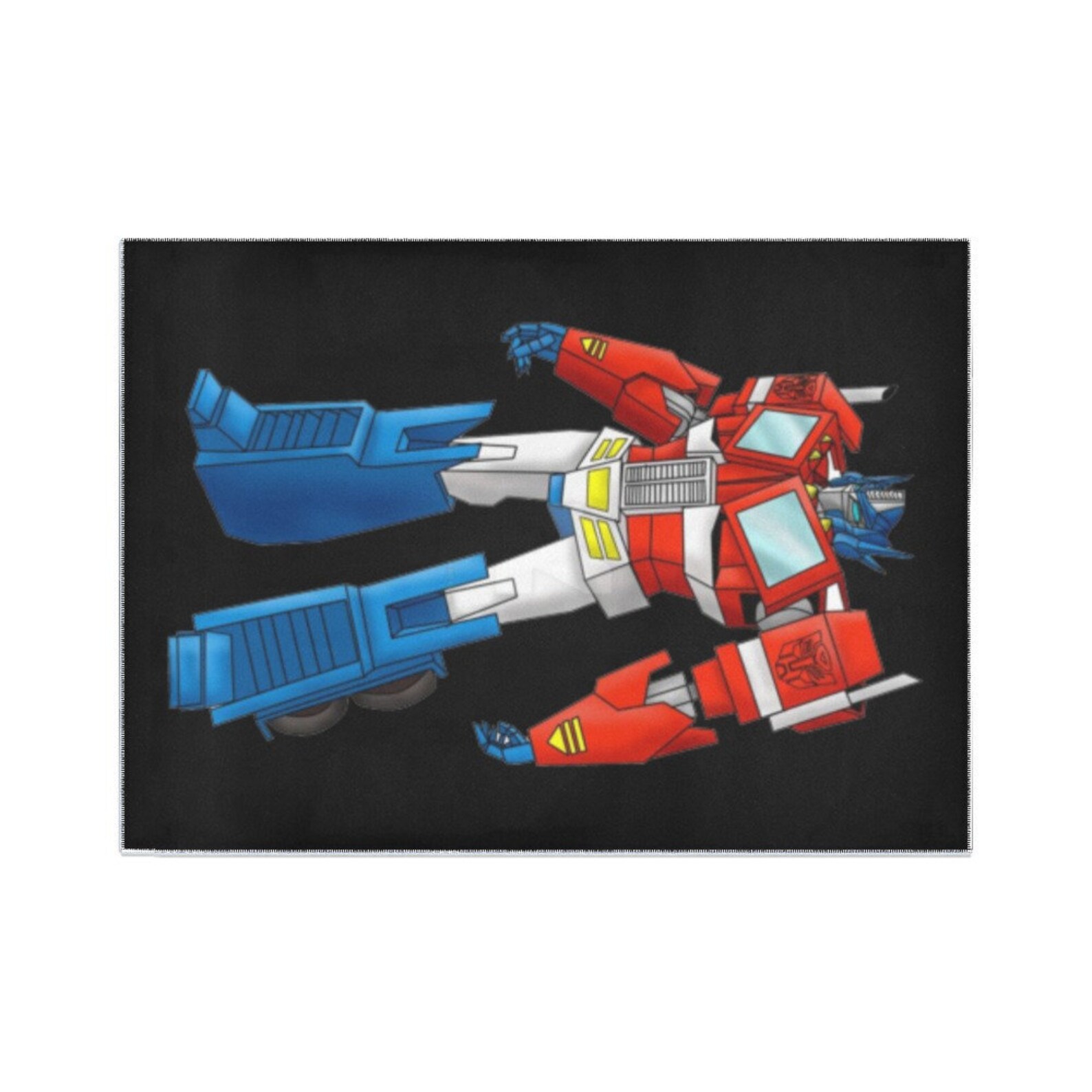 Optimus Prime Area Rug Big Transformers Home Decoration Gifts for Him ...