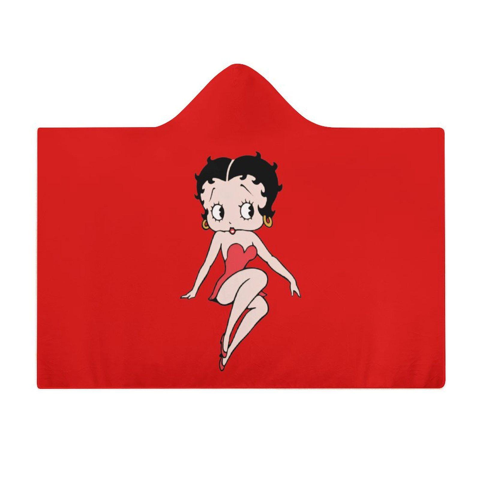 HUGE BEST PRICE Betty Boop Hooded Blanket 60