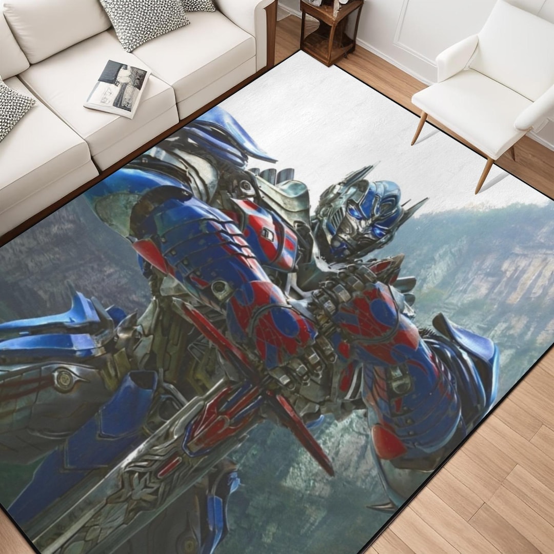 Optimus Prime Area Rug Big Transformers Home Decoration Gifts for Him ...