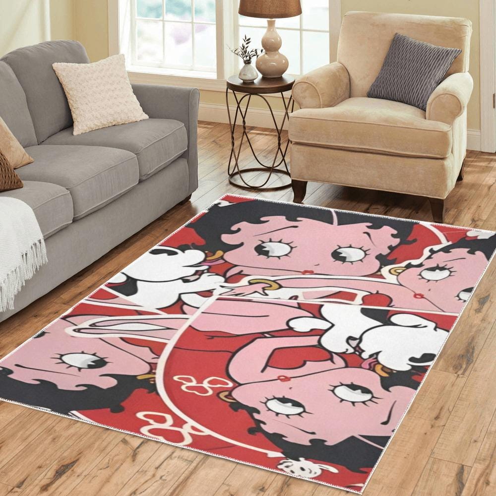 Betty Boop Area Rug Big Betty Boop Home Decoration Gifts for Her