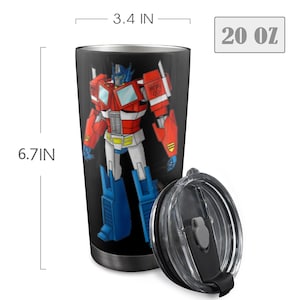 Optimus Prime Tumbler Travel Mug Cup Home Decoration Birthday Gifts For Her Anniversary