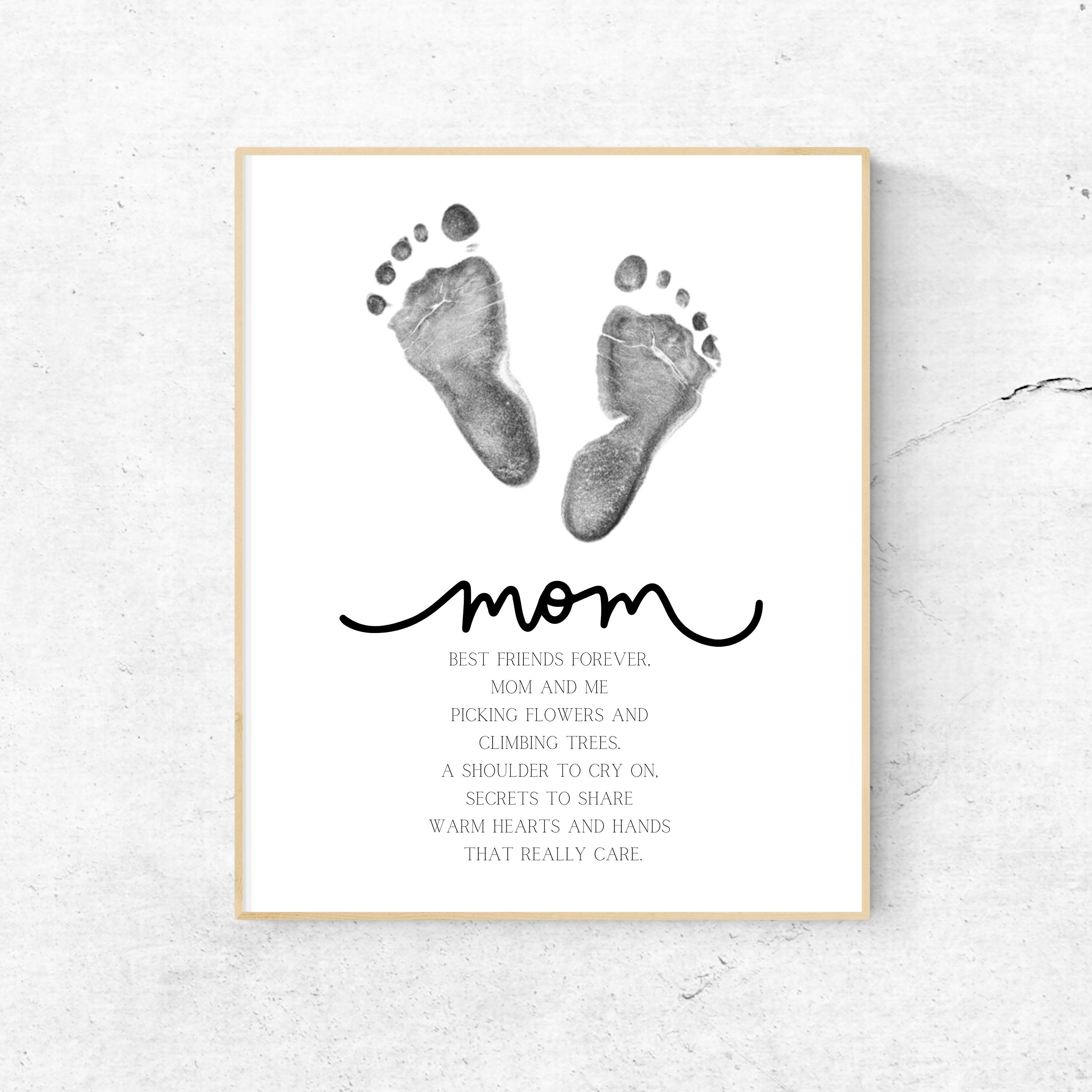 Mommy Handprint Poem, Baby Handprint Craft, Hand Art Craft, Mother's ...