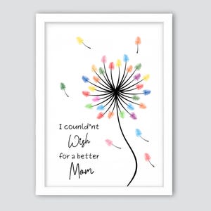 Ich könnte mir keine bessere Mutter wünschen, Handabdruck Geschenk zum Muttertag, Kunst Handwerk für Kinder Baby Kleinkind, Geschenk für Mutter, Erinnerungs Andenken