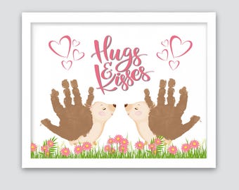 XO Handprint Art: Valentine's Day Craft (digital Download) - Etsy Canada