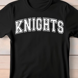 Knights SVG PNG, Knights Fan SVG, Knights Football Svg, Knights Mascot Svg Cut file, Hockey, Baseball, Basketball, Shirt Sublimation Png