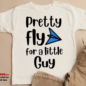 Pretty Fly voor een kleine jongen SVG PNG, jongens, peuter, grappig schattig gezegde citaat, shirt sublimatie, Cricut SVG, silhouet SVG, gesneden bestand ontwerp