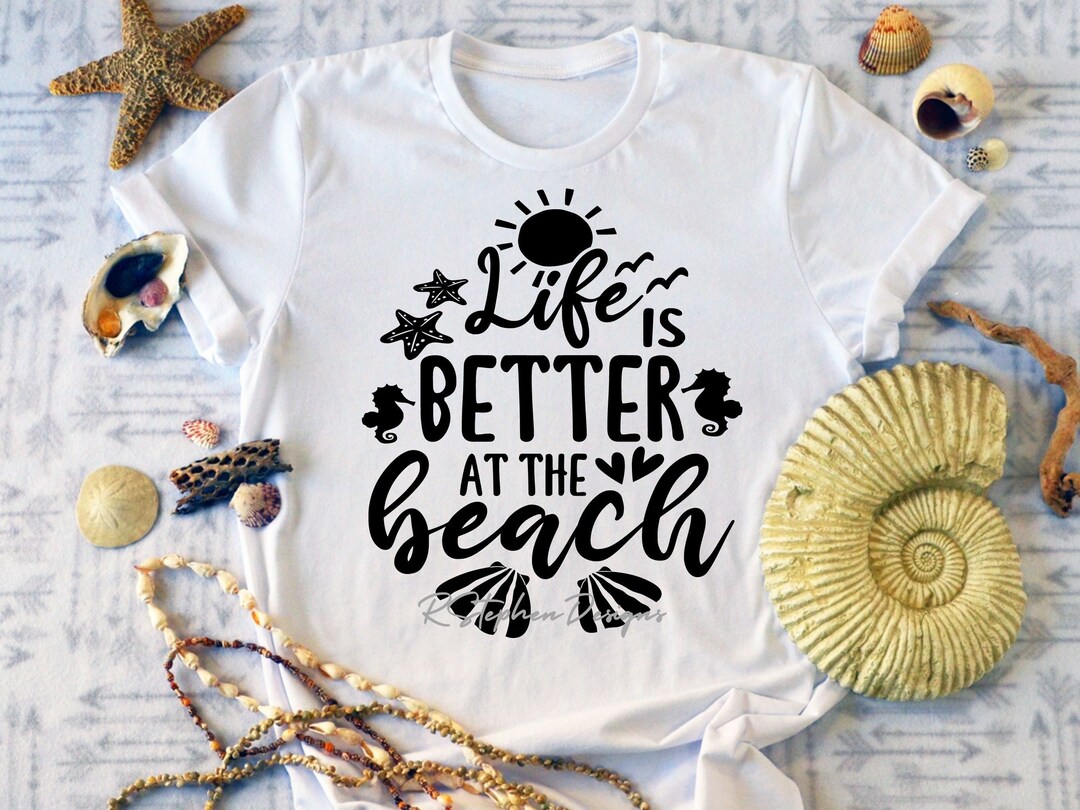Life is Better at the Beach SVG PNG Summer Svg Vacation Svg - Etsy
