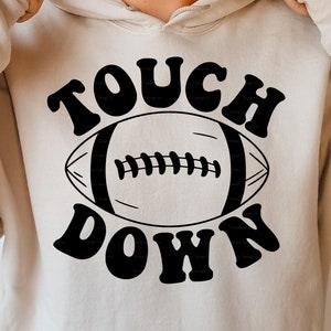 Football SVG PNG, Football PNG, Touchdown, Football Season Svg Gameday Svg, Cricut Cut file, Retro Football Svg,  Football Sublimation Png