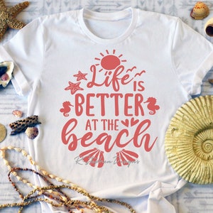 Life is Better at the Beach SVG PNG Summer Svg Vacation Svg - Etsy