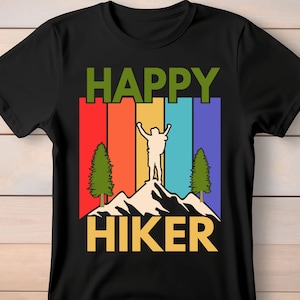 Glücklicher Wanderer PNG, Wandern PNG, Abenteuer PNG, Reisen im Freien Png, Machen Sie eine Wanderung Png, Camping Png, Wandern Sublimation Png, Familienurlaub Png