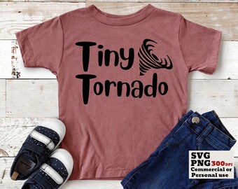 Funny Kids SVG PNG, Tiny Tornado, Cute Saying Quote for Boys, Girls, Shirt Sublimation, Cricut, Silhouette Svg, Cut File Svg, Toddler Svg