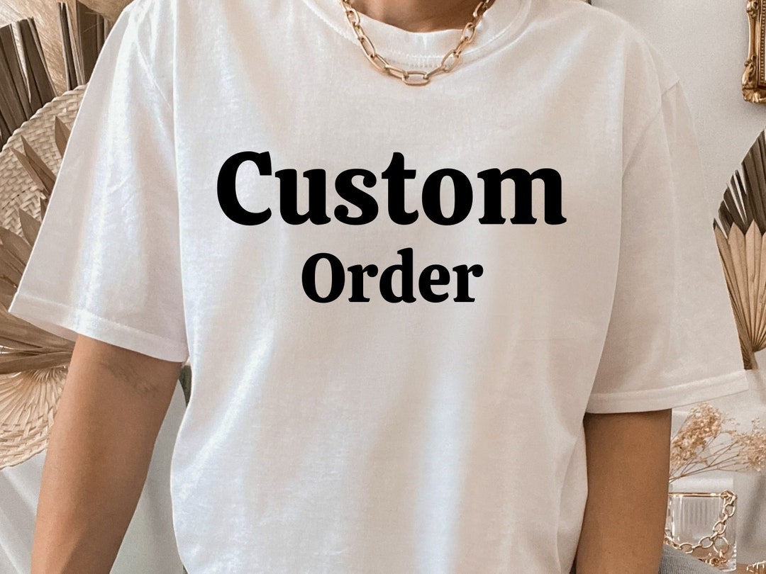 Design Personalization Custom Order - Etsy