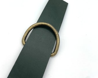 40mm Dee ring  Antique Brass Leatherwork Bag Making