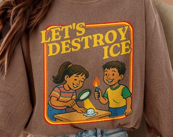 Lets Destroy Ice Sweater, Subtle Abolish ICE Sweatshirt Latina Protest Shirt Hispanic Political Long Sleeve Shirt Anti Trump Pro Immigration