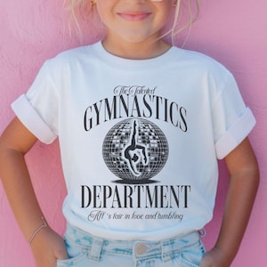 Gymnastics Youth Tshirt, Comfort Colors Kids Tee Music Fan Gift Gymnast Shirt Tumbling Gift Gymnastics Meet Shirt Gymnast Birthday Gift