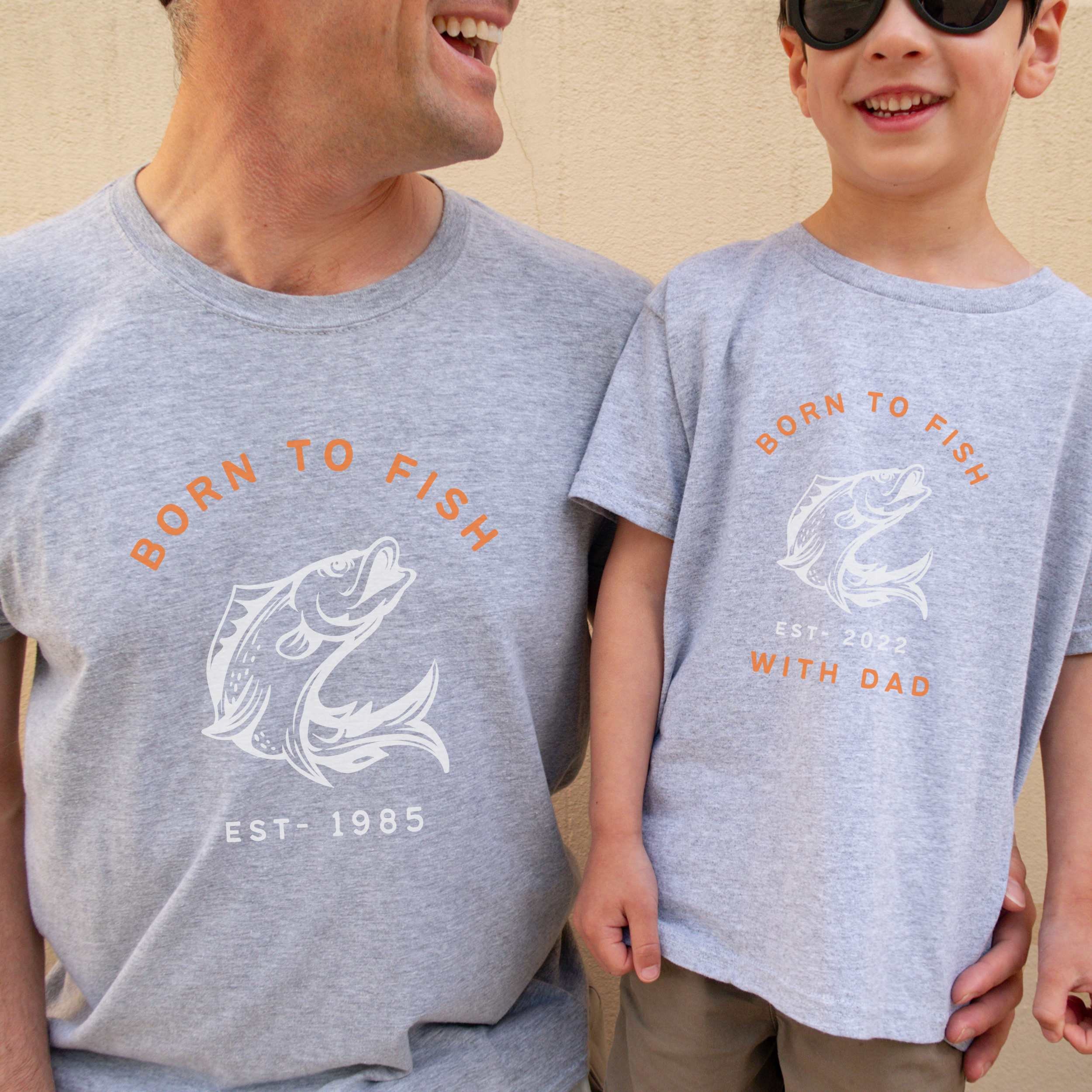 Dad Gift from Son Fishing, Father Son Matching Shirts, Daddy and Me Outfits  Fathers Day Gift from Son Birthday Gift for Dad Reel Cool Dad, father and son  fishing shirts