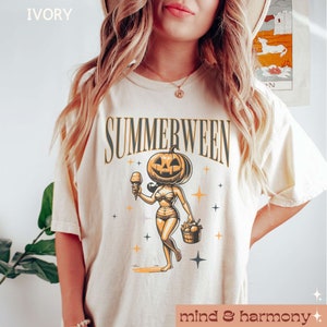 Summerween Comfort Colors T-Shirt: Spooky Beach Party Tee