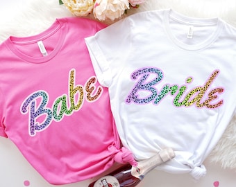 90s Frank Inspired Bachelorette shirts, Retro Bridal Party 90s Bride Rainbow Cheetah Print Y2K Bach Party Tees Summer Girl's Trip Shirt Crew