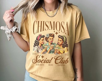 Chismosa PNG Latina Social Club Graphic, Chisme DIY Craft Mexican Woman Digital Download Hispanic LatinX Gift for Her Original Trendy Cafe