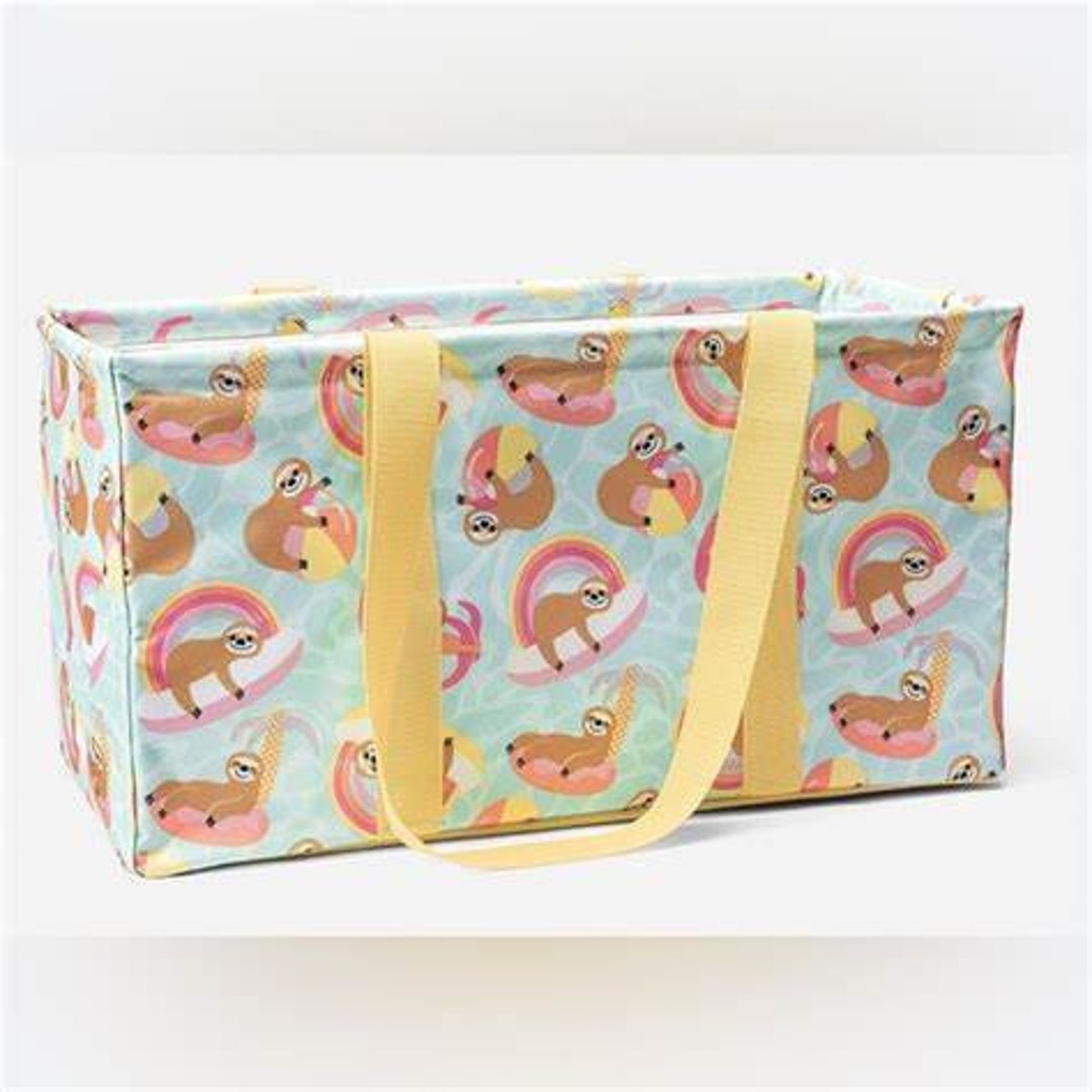 Thirty one Large Utility Tote Pool Day Sloths Etsy