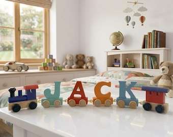 1st Birthday Gift Name Puzzle Personalized Name Wood Puzzle Handmade Toy Boy Newborn Girl Baby Gift Custom Name Baby